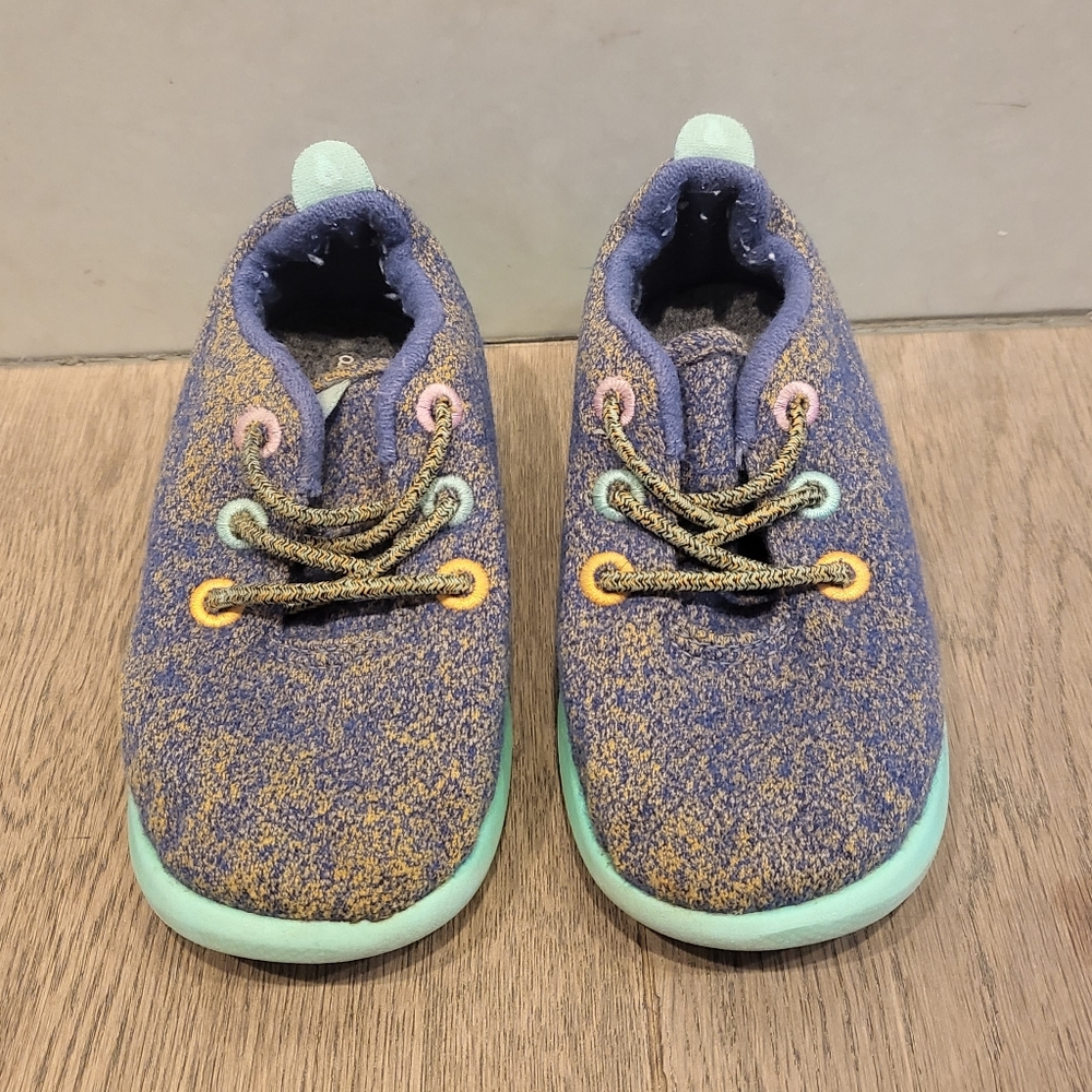 Smalkbirds Wool Runner in Wowza Blue size: 10T